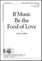 If Music Be the Food of Love SAB choral sheet music cover